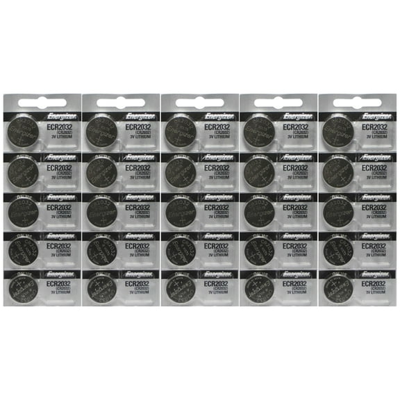 Energizer CR2032 3V Lithium Coin Battery - 25 Pack