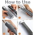 thumbnail image 2 of 3pcs Pot Handle Insulated Rubber Bracket Silicone Hot Frying Pan Handle Bracket Pot Rack Cover Cover Anti-scald Handle, 2 of 5