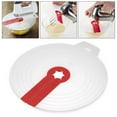 thumbnail image 5 of Sioweci Mixer Splatter Guard with Handle Transparent Cover Anti-Splash Food-Grade Silicone Mixer Splash Cover Easy-Clean Noise Reduction Protector for Kitchen Red, 5 of 9