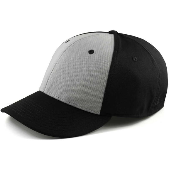 Sportflex XL/XXL Baseball Caps for Big Heads - Black/Gray