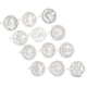 thumbnail image 3 of 12 unids/set de acero inoxidable signo del zodiaco collar pulsera colgante para joyería artesanal DIY, 3 of 14