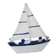 thumbnail image 4 of Conjunto de 6 Veleros Pequeños de Estilo Mediterráneo en Madera Vintage 2 piezas, 4 of 6