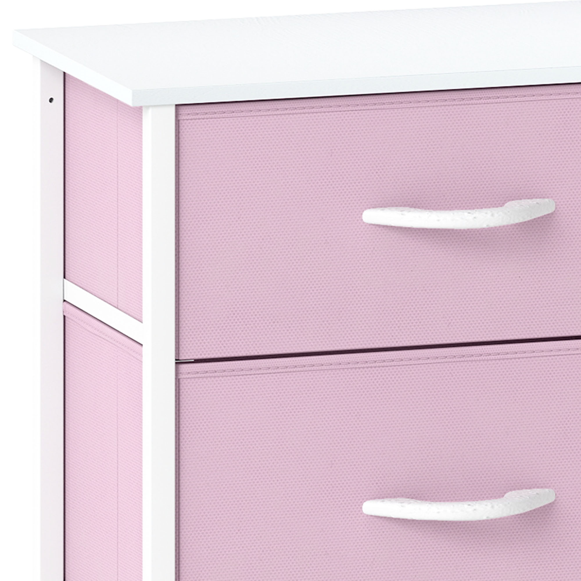 Uforic 8 Drawer Dresser, Fabric Storage Dressers for , Robust Metal Frame, Wood Finish Top
