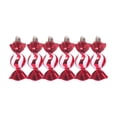 thumbnail image 2 of DPTALR Christmas Ball Special Decorative Small Pendant Plastic Electroplating Painted Red Candy Hex Star, 2 of 5