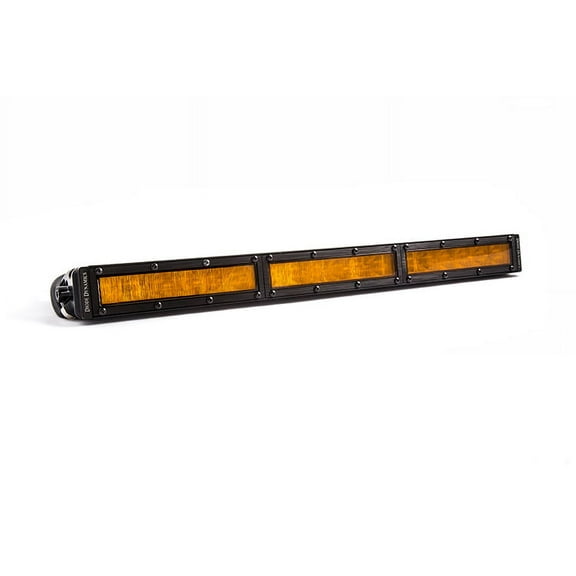 Diode Dynamics 18 Inch LED Light Bar Single Row Straight Amber Wide Each Stage