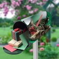 thumbnail image 2 of Coolnut Mailbox Covers, Magnetic Standard Size Cat in The Green Tunnel Seasonal Mail Wraps for Home Outdoor Decor, 20.7"x18.03", 2 of 5