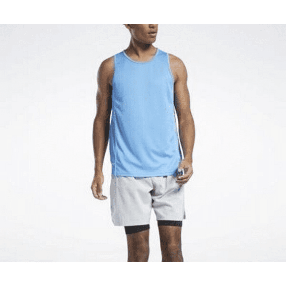 Reebok Mens Speedwick Running Tank Top Blue XL