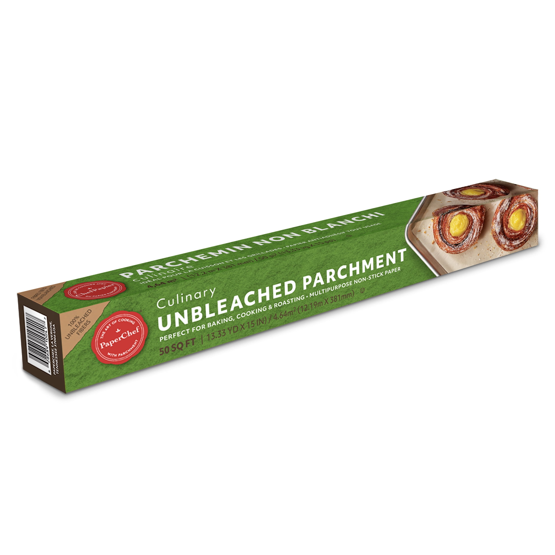 PaperChef Unbleached Parchment Paper Roll, 50 Sq ft