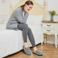 thumbnail image 3 of Ablanczoom Womens Slippers: Comfort Memory Foam Winter House Shoes Non-Slip Slippers for Women, 3 of 6