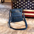 thumbnail image 3 of XINQIHANG Genuien Leather Crossbody Cluth Purse Small Shoulder Bags Mini Messenger with Adjustable Strap, 3 of 6