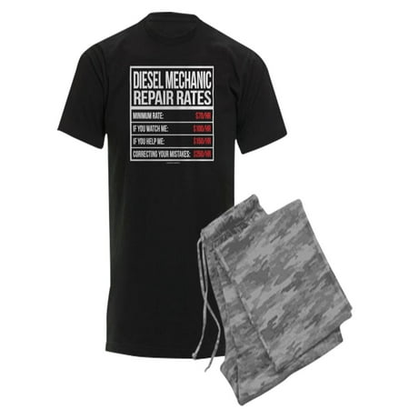 

CafePress - Diesel Mechanic Repair Rates - Men s Dark Pajamas
