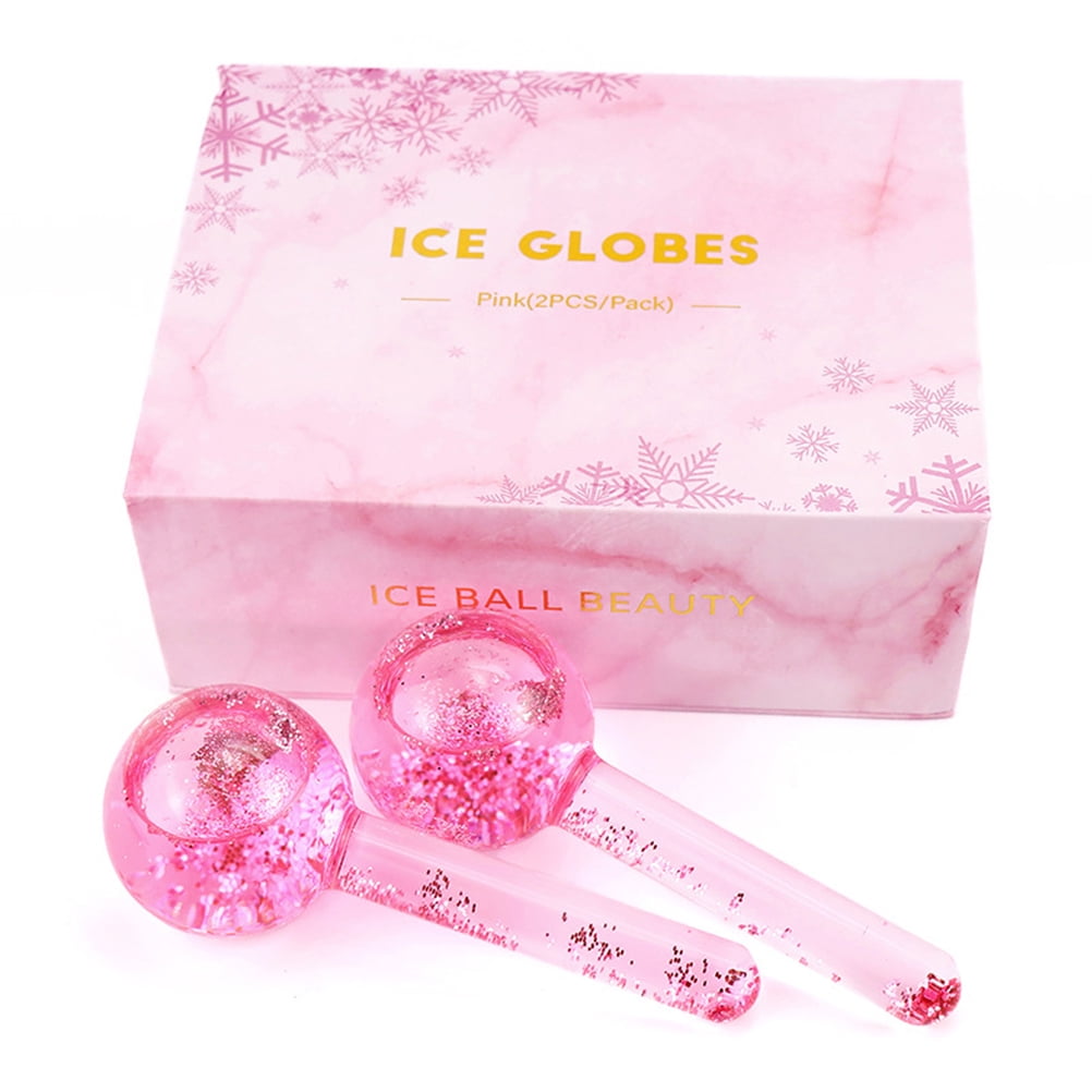 TureClos 2 Pcs Ice Roller Facial Ice Globes Cooling Face Ice Globes