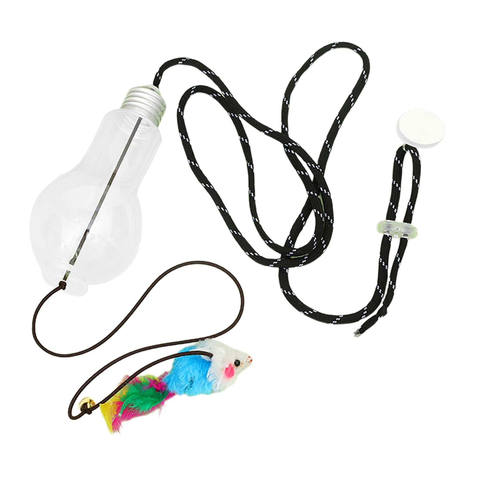 oshhnii 3xCat Mouse Toy Exercise Interactive Cat Mice Toy for Kitten Indoor Cats Puppy No Sound