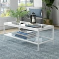 thumbnail image 6 of Evelyn&Zoe Alexis 45" Wide Rectangular Coffee Table, White, 6 of 6