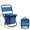 Blue, variant on Outdoor folding ice pack chair, essential for fishing and camping, portable bench with backrest, beach chair
