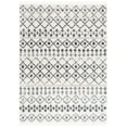thumbnail image 3 of SAFAVIEH Berber Fringe Vinal Aztec Shag Area Rug, Cream/Dark Gray, 8' x 10', 3 of 12