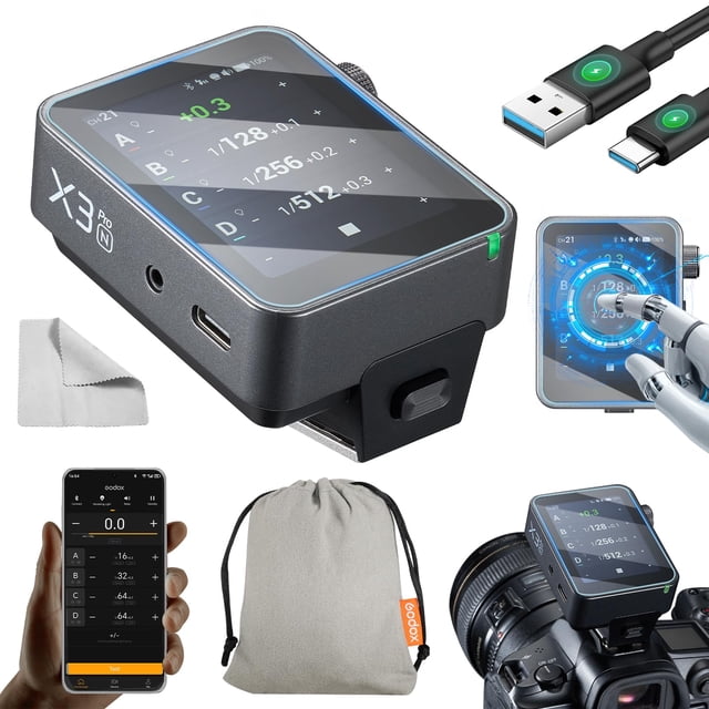 Disparador de flash GODOX X3pron X3Pro-N X3 Pro N para Nikon