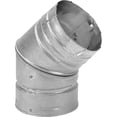 thumbnail image 1 of Codo DuraVent 3PVL-E45R con aislamiento Duravent de 45 grados Acero, 1 of 9
