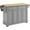 Gray/Natural, variant on Crosley Furniture Alexandria Natural Wood Top Kitchen Island in Gray/Natural
