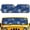 Blue Daisy Floral Pattern, variant on POLERO Foldable Off-Road Windshield Sun Shade featuring Desert Landscape - Blocks UV Heat For Daily Parking & Road Trips