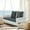 White, variant on HQZX Wicker Hanging Porch Swing with Chains and Pillows,for Patios and Garden,White