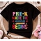 thumbnail image 1 of Camiseta de verano para niña - Tejido de poliéster transpirable, estampado de letras de aventura para preescolar, manga corta, cuello redondo, ideal para jugar al aire libre y vestir de forma informa, 1 of 5