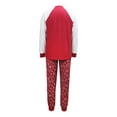 thumbnail image 2 of FAMILY PJs Sets Red Printed Long Sleeve Crew Neck T-Shirt Lounge Sleepwear  Size XL, 2 of 2