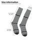thumbnail image 2 of Balery Black And White Stripes Calcetines novedosos Calcetines deportivos Calcetines hasta la rodilla Calcetines de algodón Calcetines originales y geniales, 2 of 6