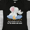 thumbnail image 4 of Inktastic My Grandma Loves Me to the Moon and Back Elephant Family Boys or Girls Baby Bodysuit, 4 of 5