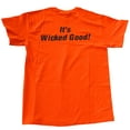 thumbnail image 2 of Moxie Men's T-Shirt, Classic Orange, Wicked Good Tee, 2 of 2