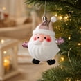 thumbnail image 5 of Tyidzon Pink Santa Christmas Ornament, Cute Hanging Doll Decor for Xmas Tree Wall Window Winter Holiday Party, 5 of 7