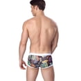 thumbnail image 4 of Bóxer Ropa Interior Poca Altura Se Eleva Boxeadores de Encaje Bermudas Baño Escritos para Chico Hombre, 4 of 8