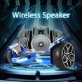 thumbnail image 2 of Hoverboard Bluetooth de 8,5", patinete de equilibrio automático de 500 W con ruedas de metal, luces LED y altavoz inalámbrico Hoverstar  transfomer-blue, 2 of 7