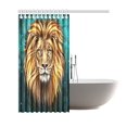 thumbnail image 2 of Cortina de Ducha ABPHQTO Animal León Fauna Africana 160x180 cm, 2 of 3