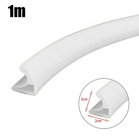 Bathroom Water Stopper Silicone Retaining Strip Water Shower Dam Flood Barrier Dry And Wet Separation Blocker