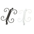 thumbnail image 3 of maskred Wine Glass Holder Stylish Solid Color Replacement 4 Hooks Screw Mounting Anti-rust Frosted Kitchen Rack Bracket White, 3 of 6