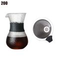 thumbnail image 1 of Wood Grain Heat-resistant Glass Coffee Sharing Pot Coffee Pot Filter, 1 of 3