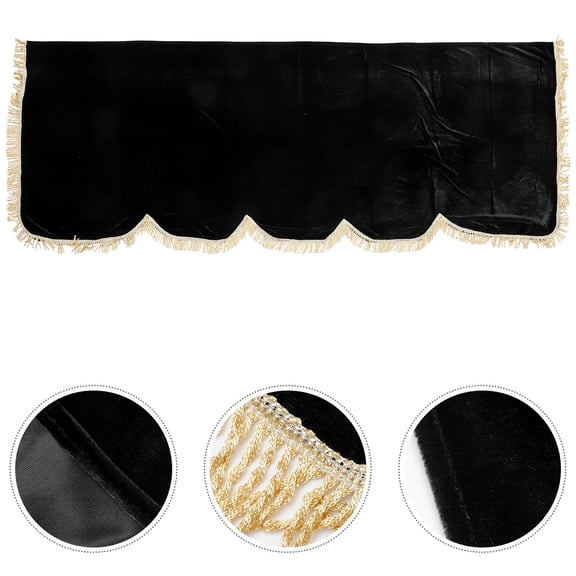 FRCOLOR 1Pack Black Velvet with Piano Keyboard Dust Cover for Electric Piano 88 Keys