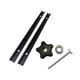 thumbnail image 4 of Kit de guía de inglete de aluminio para fresadoras con perilla de arandela de perno y ranura para fijación Negro, 4 of 9