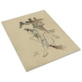 thumbnail image 3 of Print: A Man Sweeping Pine Needles That Have Fallen From A Tree Near A, 3 of 4