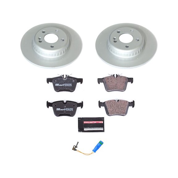Rear Brake Pad and Rotor Kit - Compatible with 2017 - 2018 Mercedes-Benz C300