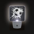thumbnail image 3 of Soccer Ball Night Light 2 Pack LED Nightlight Plug into Wall Dusk to Dawn Sensor Soft White, 3 of 7