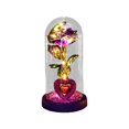 thumbnail image 1 of AMLESO Artificial Light up Rose Flower in Glass Dome for Wedding Decor Multipurpose Rose, 1 of 8