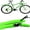 Green, variant on Upanbike Bike Mudguard Set Mountain Bike Road Bicycle Long Fender Adjustable Mud Guard