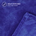 thumbnail image 3 of Howarmer Large Navy Fleece Throw Blankets, Throw Size Soft Fuzzy Blanket for Women Men and s, All Season Lightweight Microfiber Fluffy Blanket, 50 x 60 inch, 3 of 7