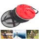 thumbnail image 5 of Red de pesca plegable cesta de alambre flotante de goma bolsa Ehuebsd de captura de peces aparejos de pesca portátiles, 5 of 9