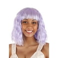 thumbnail image 1 of Perruque Ondulée Violet Clair pour Femmes, 1 of 2