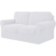thumbnail image 1 of CHUN YI Stretch Checks Spandex Sofa Cover Separate Backrests Cushions Cover Slipcover, 1 of 5