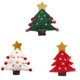 thumbnail image 5 of ColoMX 3 piezas de adorno de fieltro decoración hecha a mano colgante de árbol de Navidad (color al azar), 5 of 7