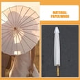 thumbnail image 2 of HONMEET Elegant White Paper Wedding Parasol with Durable Wooden Handle, Perfect for Outdoor Bridal Events and Photoshoots, 2 of 6
